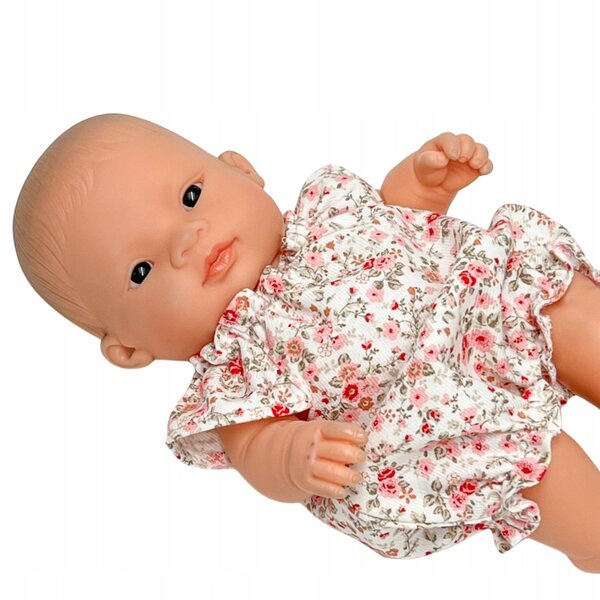 Kombinezon rosa Miniland Baby per bambole 21 cm in cotone di qualità