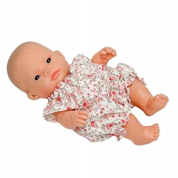 Kombinezon rosa Miniland Baby per bambole 21 cm in cotone di qualità