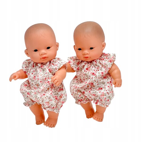 Kombinezon rosa Miniland Baby per bambole 21 cm in cotone di qualità