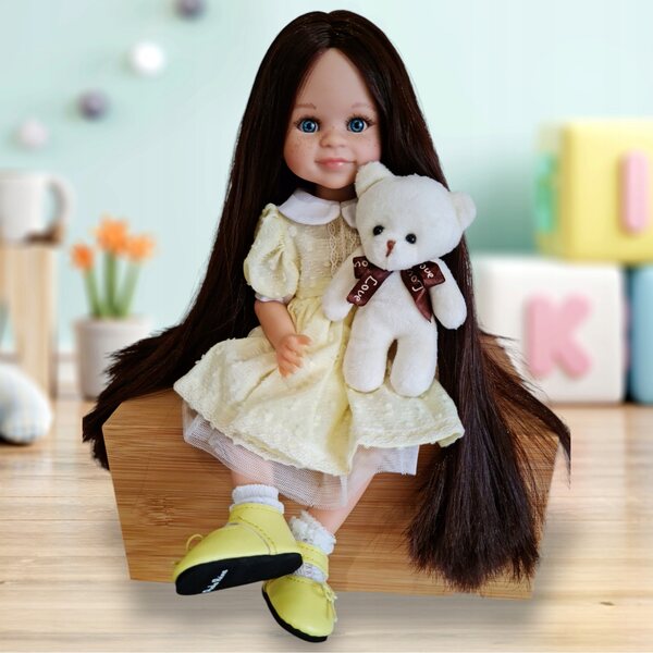 Kleiner Teddybär für Paola Reina Puppe 32 cm – weiches und bezauberndes Accessoire