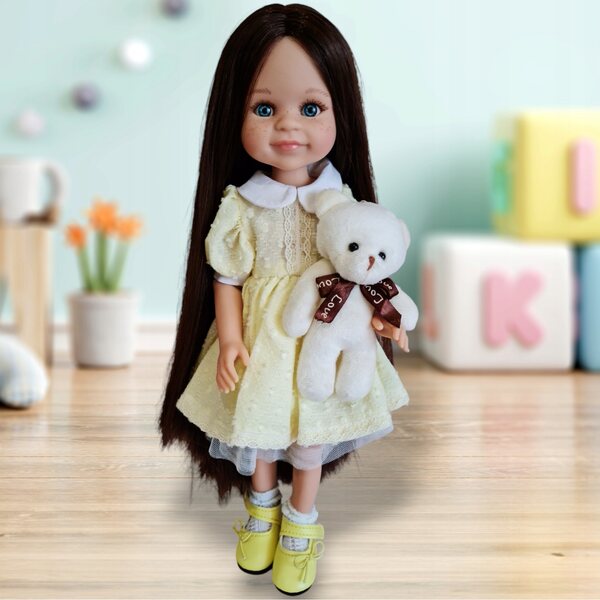 Kleiner Teddybär für Paola Reina Puppe 32 cm – weiches und bezauberndes Accessoire