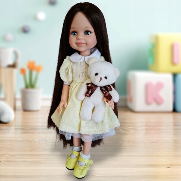 Kleiner Teddybär für Paola Reina Puppe 32 cm – weiches und bezauberndes Accessoire