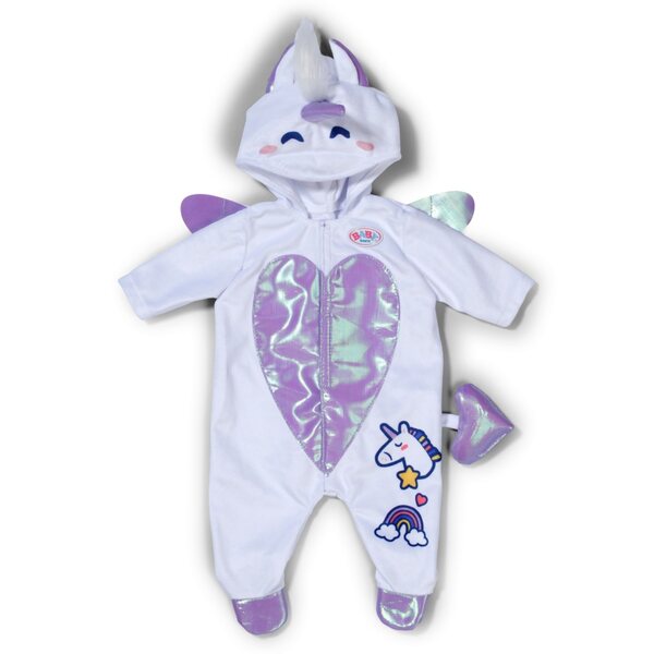 BABY Born Einhorn-Kostüm für 43 cm große Puppen – einzigartiges Stoffkleid