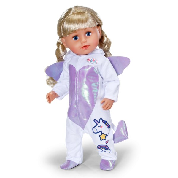 BABY Born Einhorn-Kostüm für 43 cm große Puppen – einzigartiges Stoffkleid