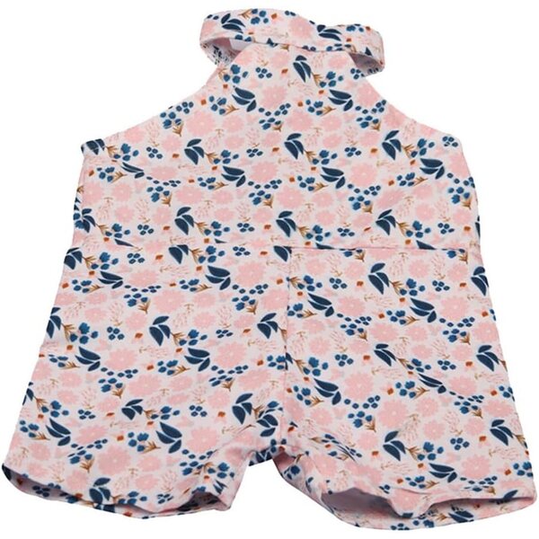 Lässiges Blumenkleid für 18-Zoll-amerikanische Puppen – Kleidungsset 43–46 cm