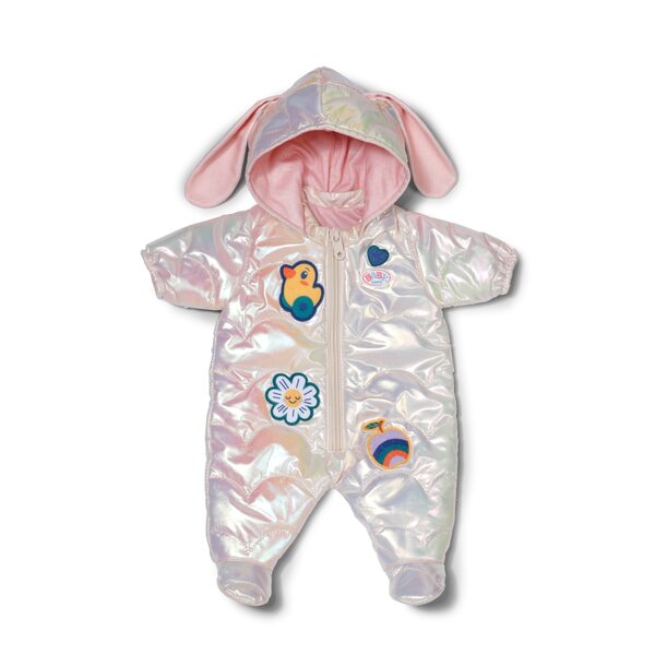 Kombinezon zimowy kremowy Baby Born per bambole 43 cm, caldo e stiloso