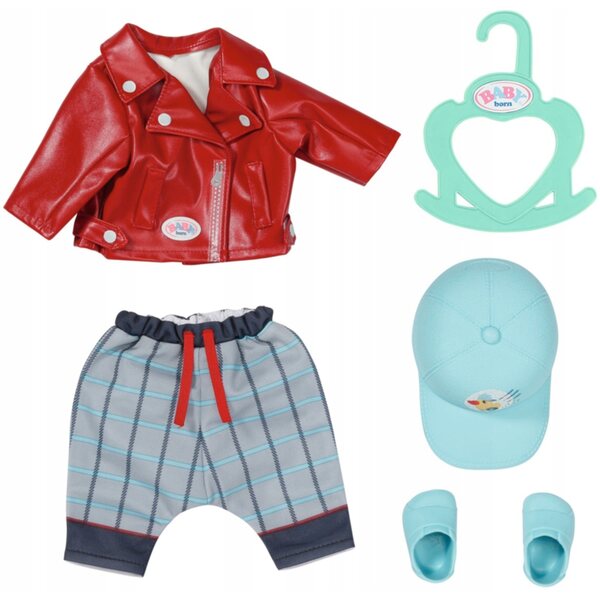 Bekleidungsset für BABY born Little Cool Kids 36 cm Puppen mit Zubehör