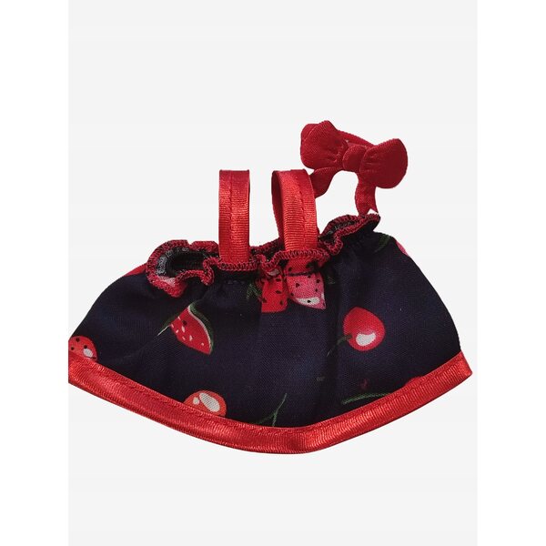 Kleid für Labubu- und Lafufu-Puppen 17-18 cm mit Fruchtmuster - handgefertigt