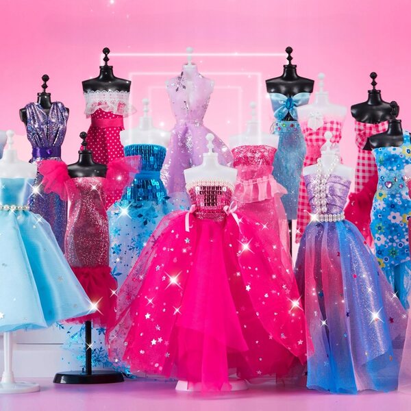 Kreatives Modeset für Mädchen von 8 bis 12 Jahren mit 400 DIY-Elementen ohne Nähen