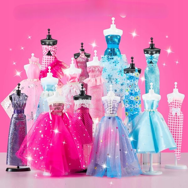 Kreatives Modeset für Mädchen von 8 bis 12 Jahren mit 400 DIY-Elementen ohne Nähen