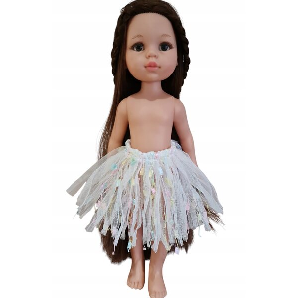 Gonnellina hawaiiana per bambola Paola Reina 32 cm con elastico in vita