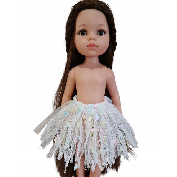 Gonnellina hawaiiana per bambola Paola Reina 32 cm con elastico in vita