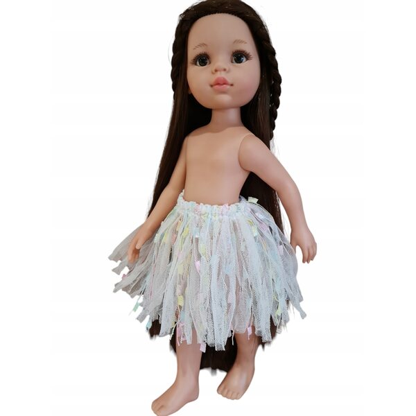Gonnellina hawaiiana per bambola Paola Reina 32 cm con elastico in vita