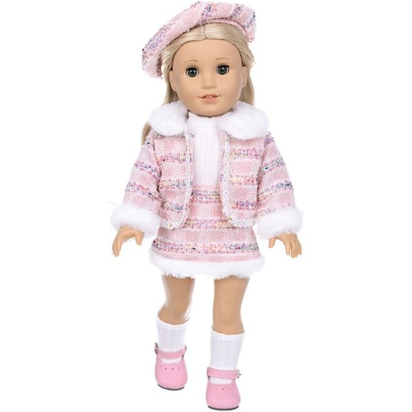 Vestiti Invernali per Bambole Americane 18 Pollici - Set Completo Accessori Moda Bambini
