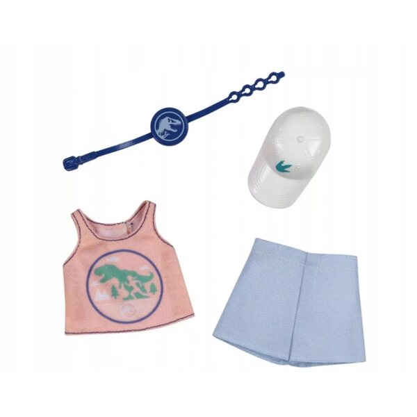 Mattel Barbie Jurassic World Kleidungs- und Zubehörset – 4-teilig für Puppen