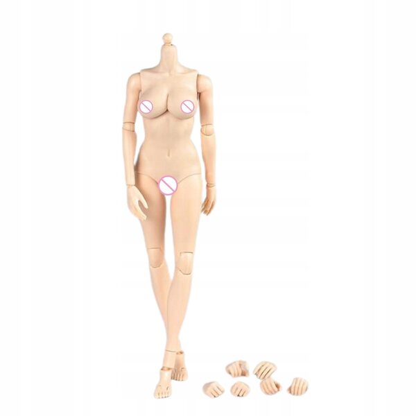 Figura azione 1:6 donna nuda 27 cm con 28 snodi e mani intercambiabili