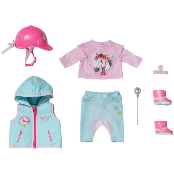 Baby Born Reitanzug 43 cm mit Jacke, Hose und Mütze