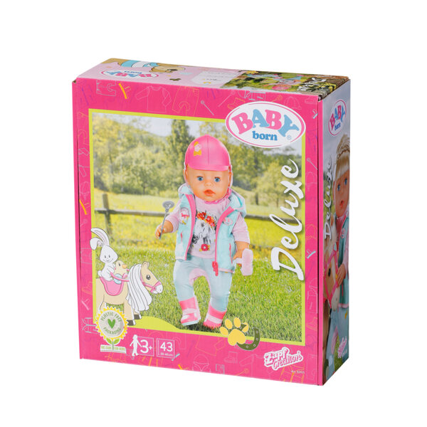 Baby Born Reitanzug 43 cm mit Jacke, Hose und Mütze