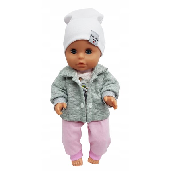 Completo con gattino per bambola 30 cm - abbigliamento doll dress 3+ anni