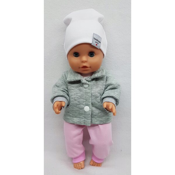 Completo con gattino per bambola 30 cm - abbigliamento doll dress 3+ anni