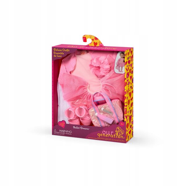 Our Generation Ballet Dreams: set vestiti deluxe per bambole da 46 cm