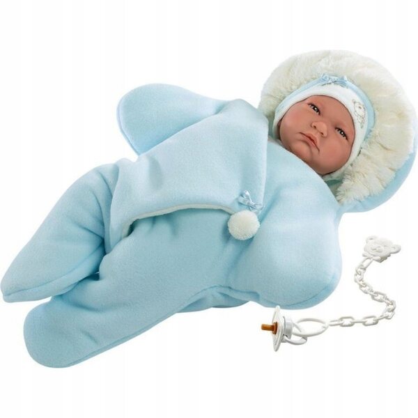 Llorens New Born Kleidung für Puppe 40–42 cm, blaues Outfit