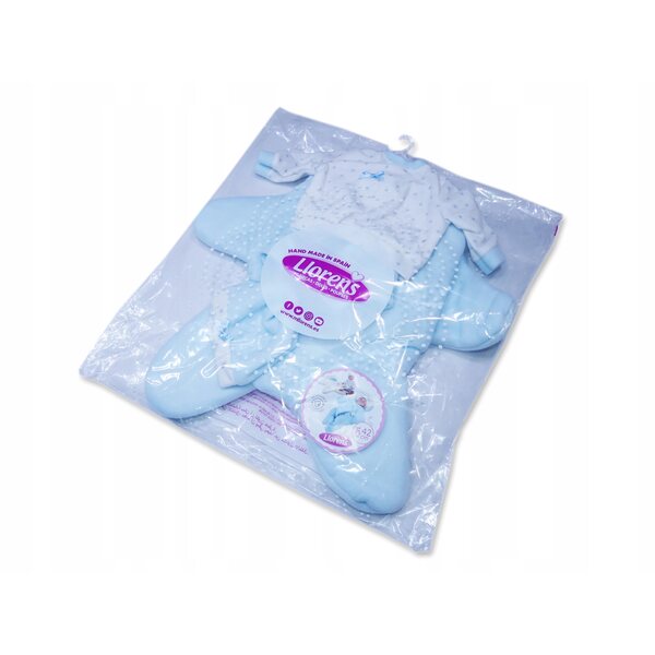 Llorens New Born Kleidung für Puppe 40–42 cm, blaues Outfit