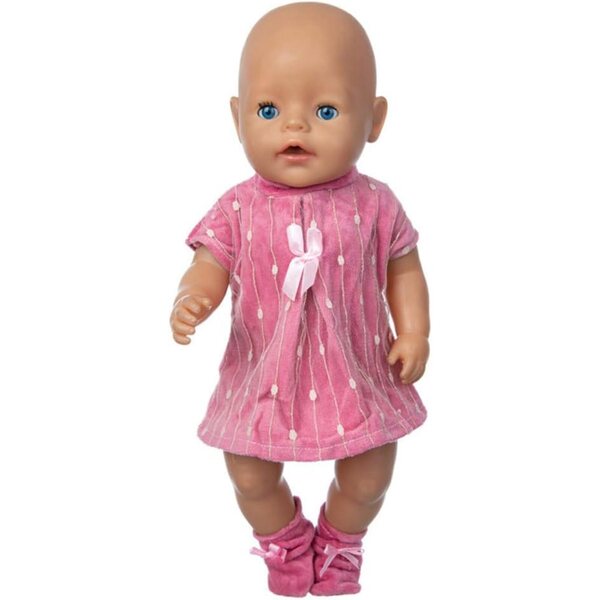 Vêtements d'hiver pour poupées odulu de 18 pouces : ensemble 3 pièces en peluche et accessoires