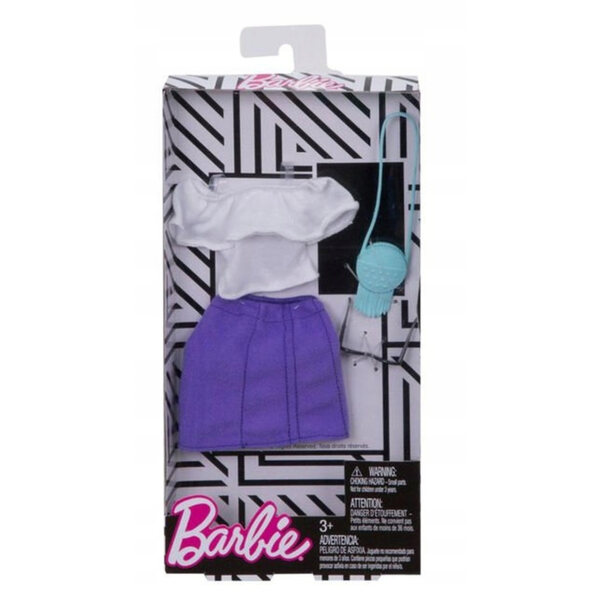 Barbie Fashionistas Kleidung 4-teilig – Puppen-Outfits und Accessoires
