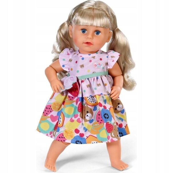BABY born Kleid mit Fruchtmotiven für 43 cm Puppen und Teddybären