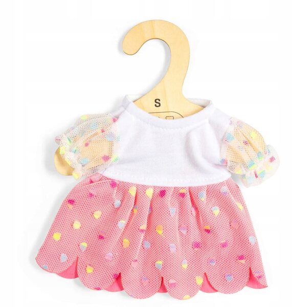 Bigjigs Kleid mit Tüll für 25 cm große Puppen – Kleidung für Puppen S