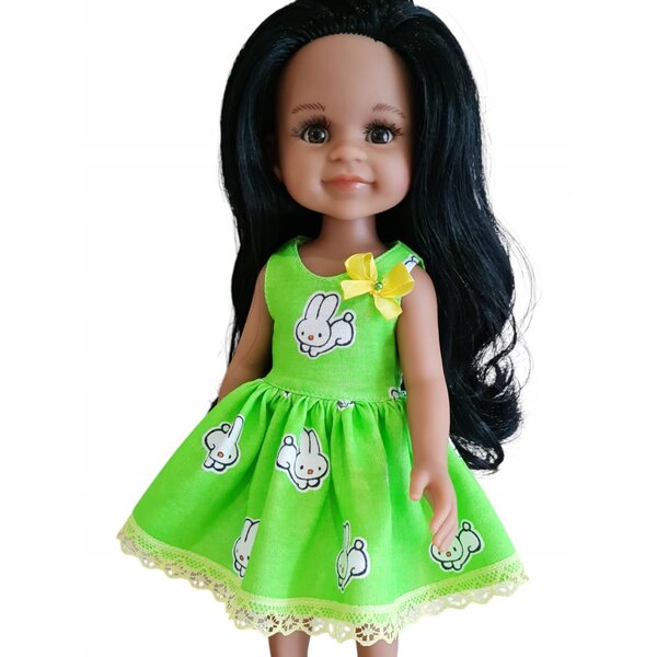 Kleid für spanische Puppe Paola Reina, 32 cm - Amigas Puppenkleidung