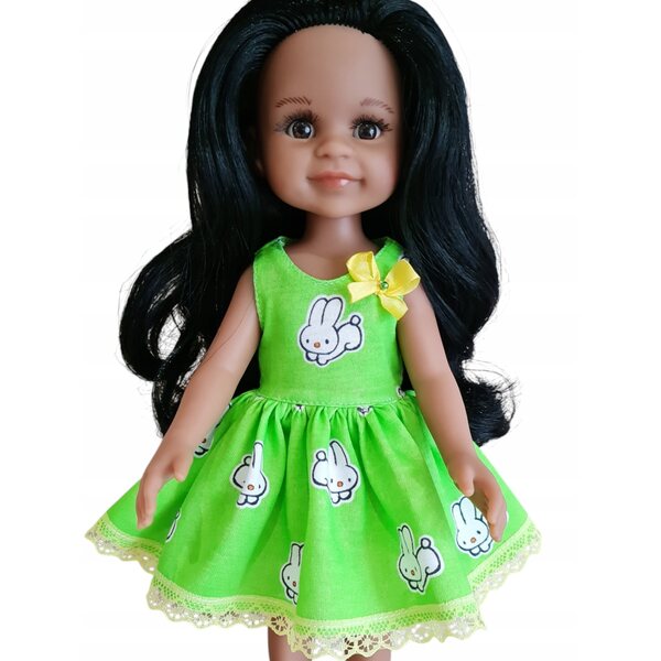 Kleid für spanische Puppe Paola Reina, 32 cm - Amigas Puppenkleidung