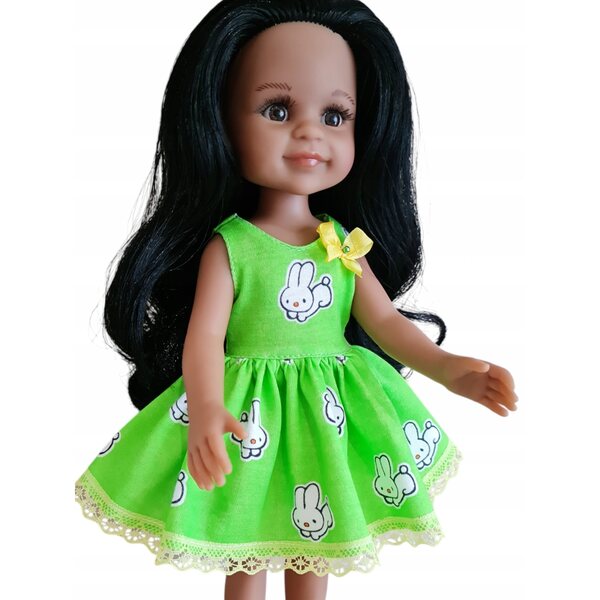 Kleid für spanische Puppe Paola Reina, 32 cm - Amigas Puppenkleidung
