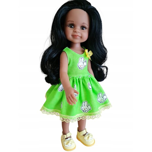 Kleid für spanische Puppe Paola Reina, 32 cm - Amigas Puppenkleidung