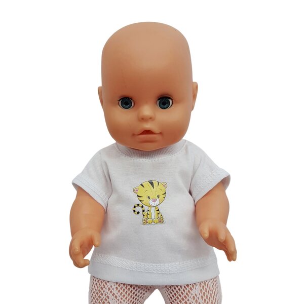 Bluzeczka für Bobas-Puppe 30 cm – hochwertige handgefertigte Kleidung