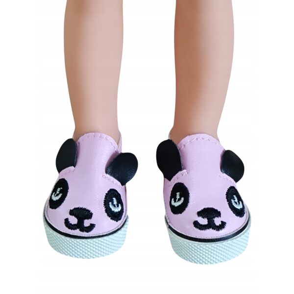 Buciki panda rosa per bambola Paola Reina 32 cm – accessorio perfetto