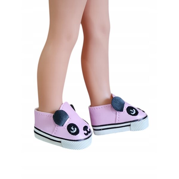 Buciki panda rosa per bambola Paola Reina 32 cm – accessorio perfetto