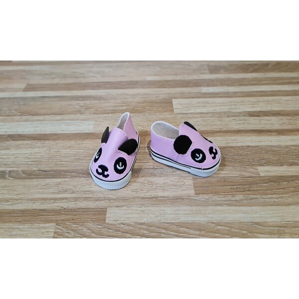 Buciki panda rosa per bambola Paola Reina 32 cm – accessorio perfetto