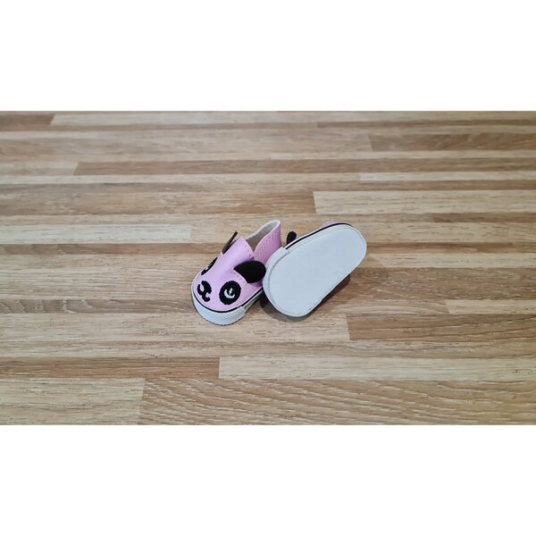 Buciki panda rosa per bambola Paola Reina 32 cm – accessorio perfetto