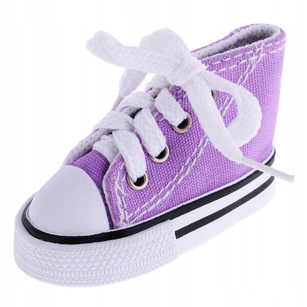 Hohe Canvas-Sneaker für 1/4 BJD-Puppen, 6,8 x 3 cm