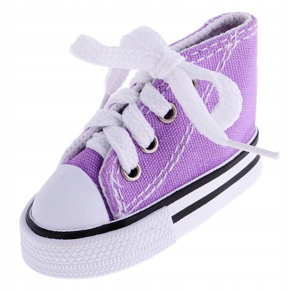 Hohe Canvas-Sneaker für 1/4 BJD-Puppen, 6,8 x 3 cm