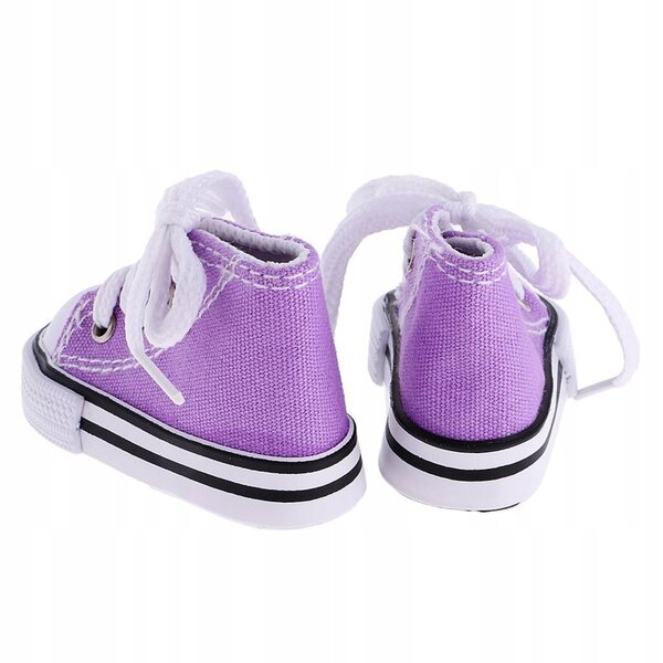 Hohe Canvas-Sneaker für 1/4 BJD-Puppen, 6,8 x 3 cm