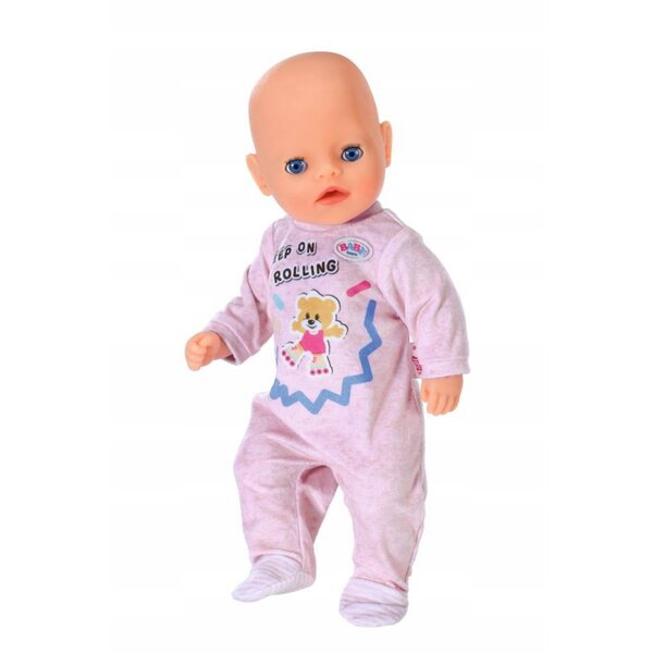 BABY BORN-Kleider-Einteiler. Rosafarbener Einteiler für eine 36 cm große Puppe