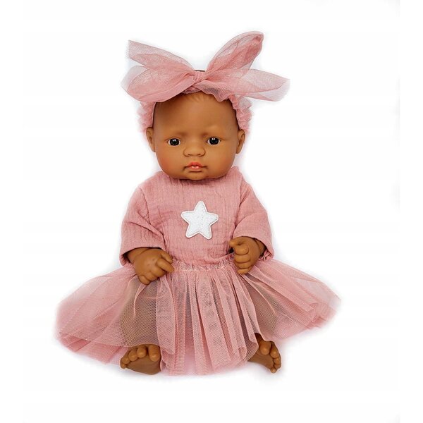 Completo abbigliamento per bambola Miniland 32-38 cm in muslin con accessori