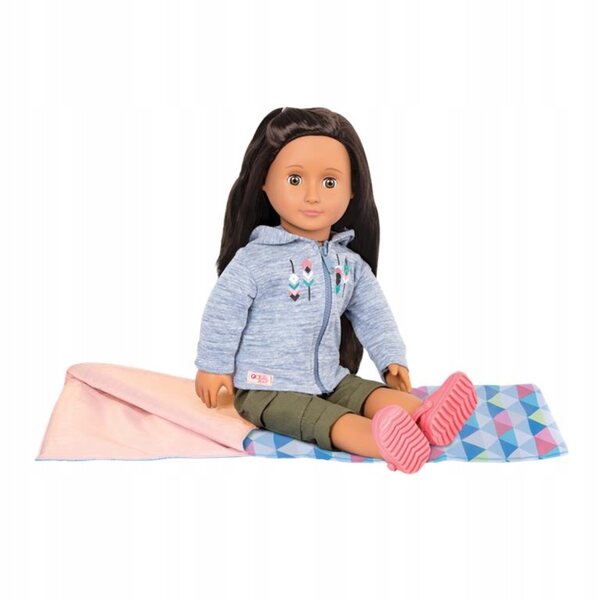 Bekleidungsset für 46 cm große Our Generation-Puppe – Biwak- und Camper-Look