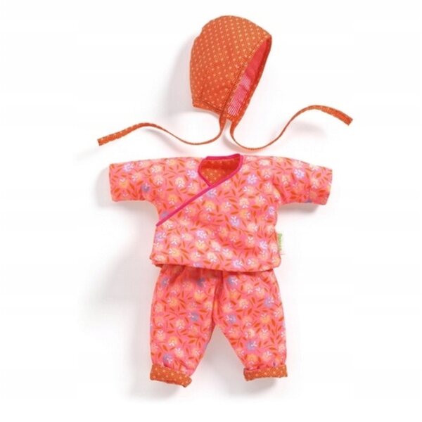 Djeco Completo Abbigliamento per Bambole Pomea in Cotone 3 pezzi