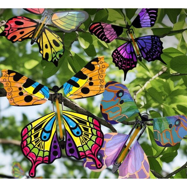 Set 5 Farfalle Volanti a Carica per Bambini - Gioco Magico e Divertente