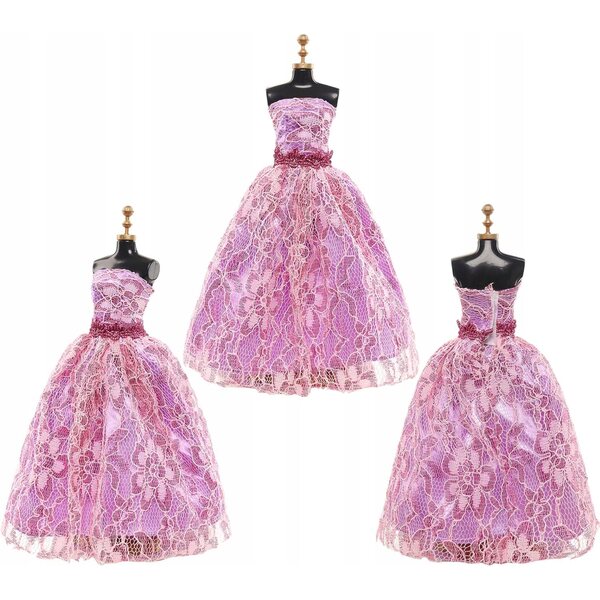 Set 32 Pezzi Abiti e Accessori Per Bambole Moda e Creatività Bambini