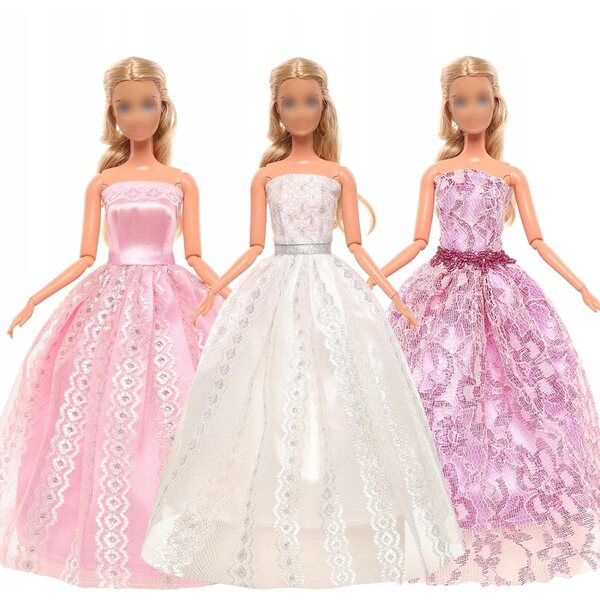 Set 32 Pezzi Abiti e Accessori Per Bambole Moda e Creatività Bambini